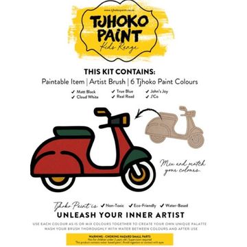 Tjhoko Jnr Flat Cut-out Scooter (200x135mm)