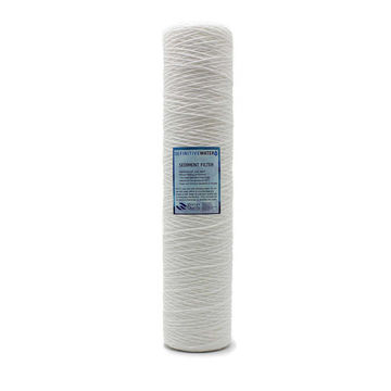 SUPERPURE 20 inch Big Blue String Wound Sediment Water Filter Cartridge (20-Micron)
