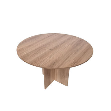 Cardiff Conference Table - Round 120cm - Sahara