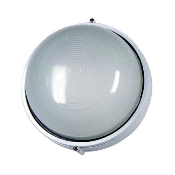230VAC 12W White LED Bulkhead 6000K 240mm Dia. IP54