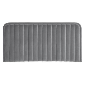 Capri Panel Headboard- Double DarK Grey