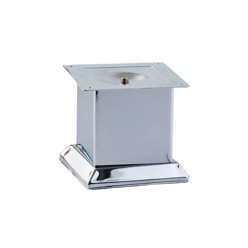 Square Leg, H100mm x 75mm, Chrome Plated