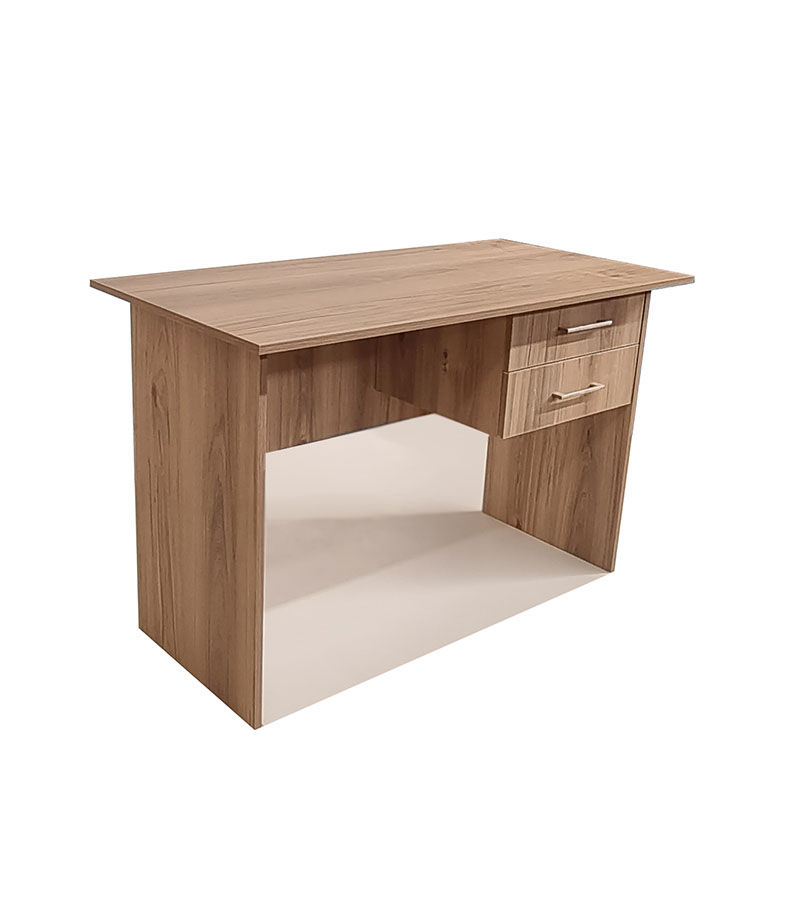 London 2 Drawer Desk 120cm - Sahara