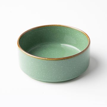 OMADA Flat Stackable Green Nibble Bowl