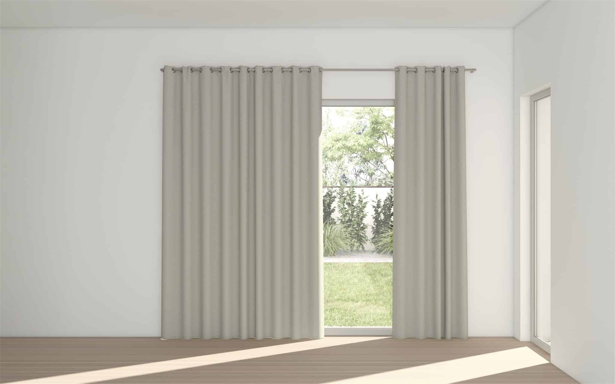 Stuart Graham Night Time Taped Curtains – Cream 265cm (W) x 218cm (Drop)
