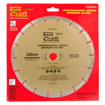 Tork Craft - Diamond Blade 230mm Segmented Profesional