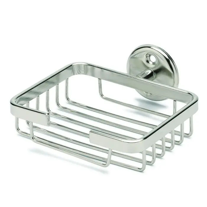 Woodly Soap Dish, Wall Mounted, Stainless Steel