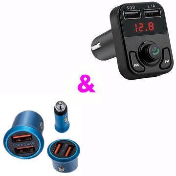 Carb 3 Car FM Modulator Plus Mini Car Charger