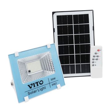 Vito 30w Solar Floodlight with Remote Control