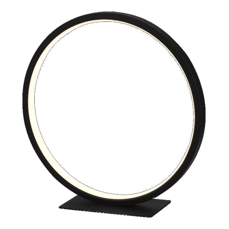 230v 12W LED Black Ring Table Lamp