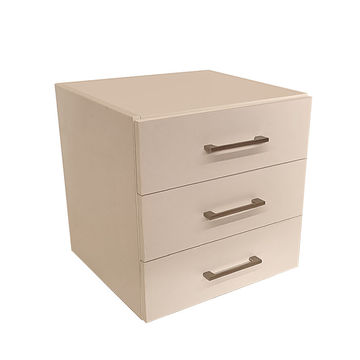 London 3 Drawer Add-On White