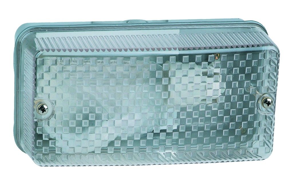 1x100W/E.S.L Grey Bulkhead E27 245x120x115H