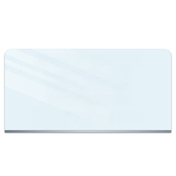 Deli Magnetic Glass Board 180cm 90cm