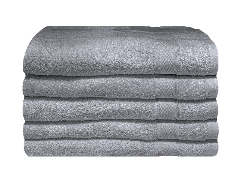 Bunty's Plush 450GSM 90x150cms Bath Sheets-05 Pc Pack-High Rise