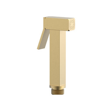 Devario Premio Shattaf Sprayer Square Brass -Brushed Gold