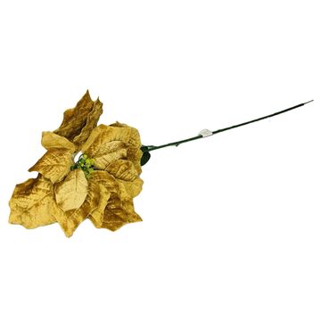 POINSETTIA 76CM GOLD