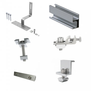 Solar Mounting Kit - Tile Roof - Supports 8 Panels 35 mm - Top & Side Rail