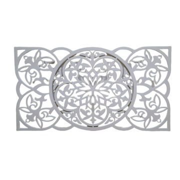 StyleX Renaissance Design PVC Headboard - White - Queen