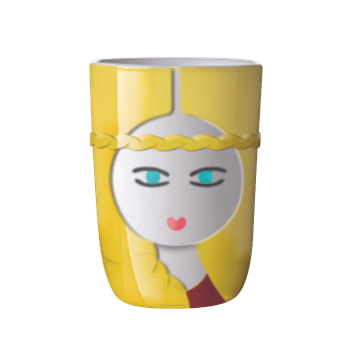 Folklore Double Wall Porcelain Cup - Freja (Denmark)