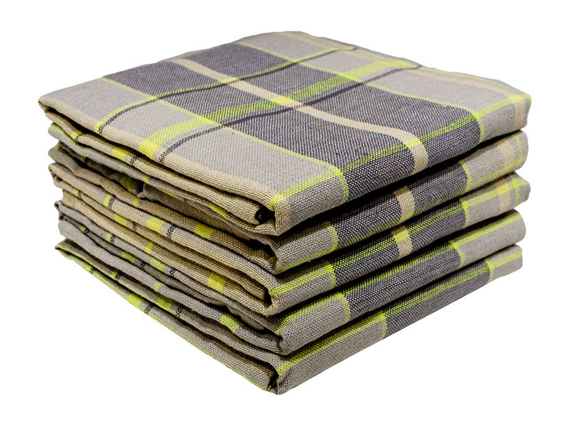 Multipurpose, Easy Fit, Absorbent Kitchen Towel - Design 2638 - 046x065cms - (05 Pc Pack) - Checks - Castlerock