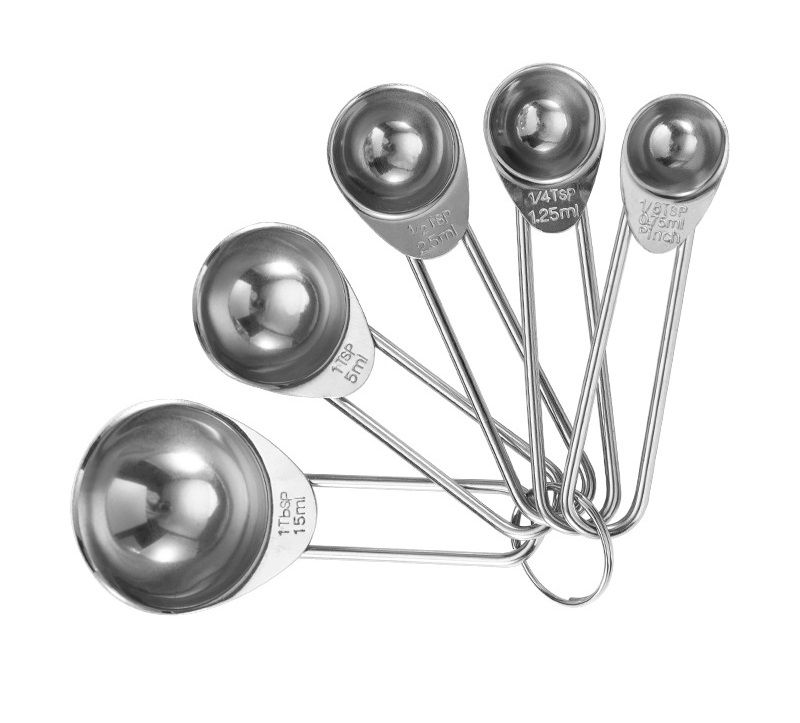 Stainless Steel Measuring Spoon-5PC