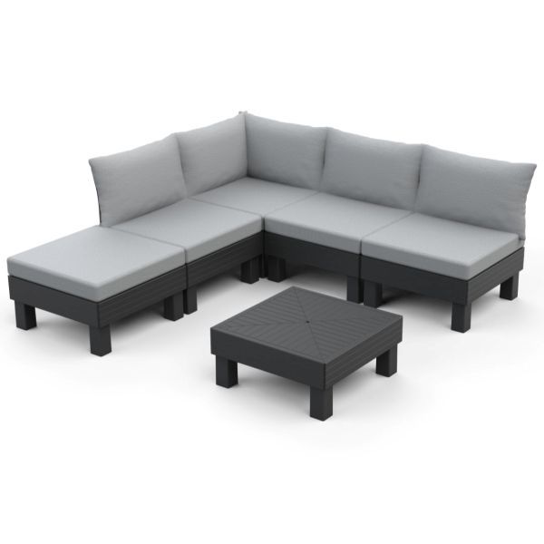 Keter 5 Seater Modular Lounge Set