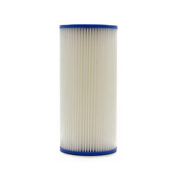 SUPERPURE 10 inch Big Blue Pleated Sediment Water Filter Cartridge (50-Micron)