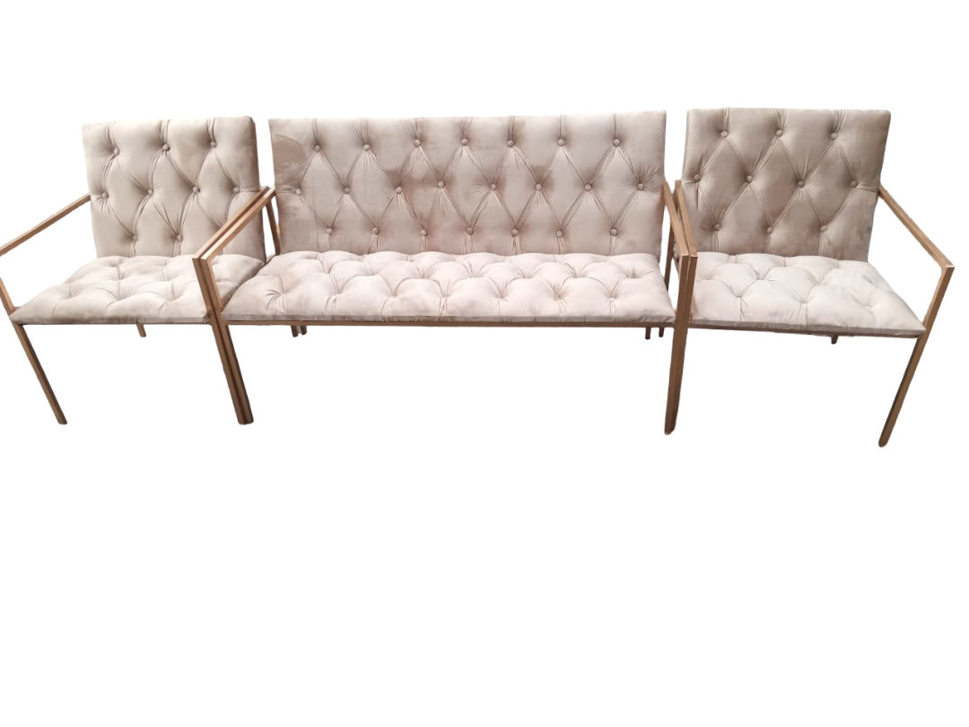 Solid sofa Couches set of 3
