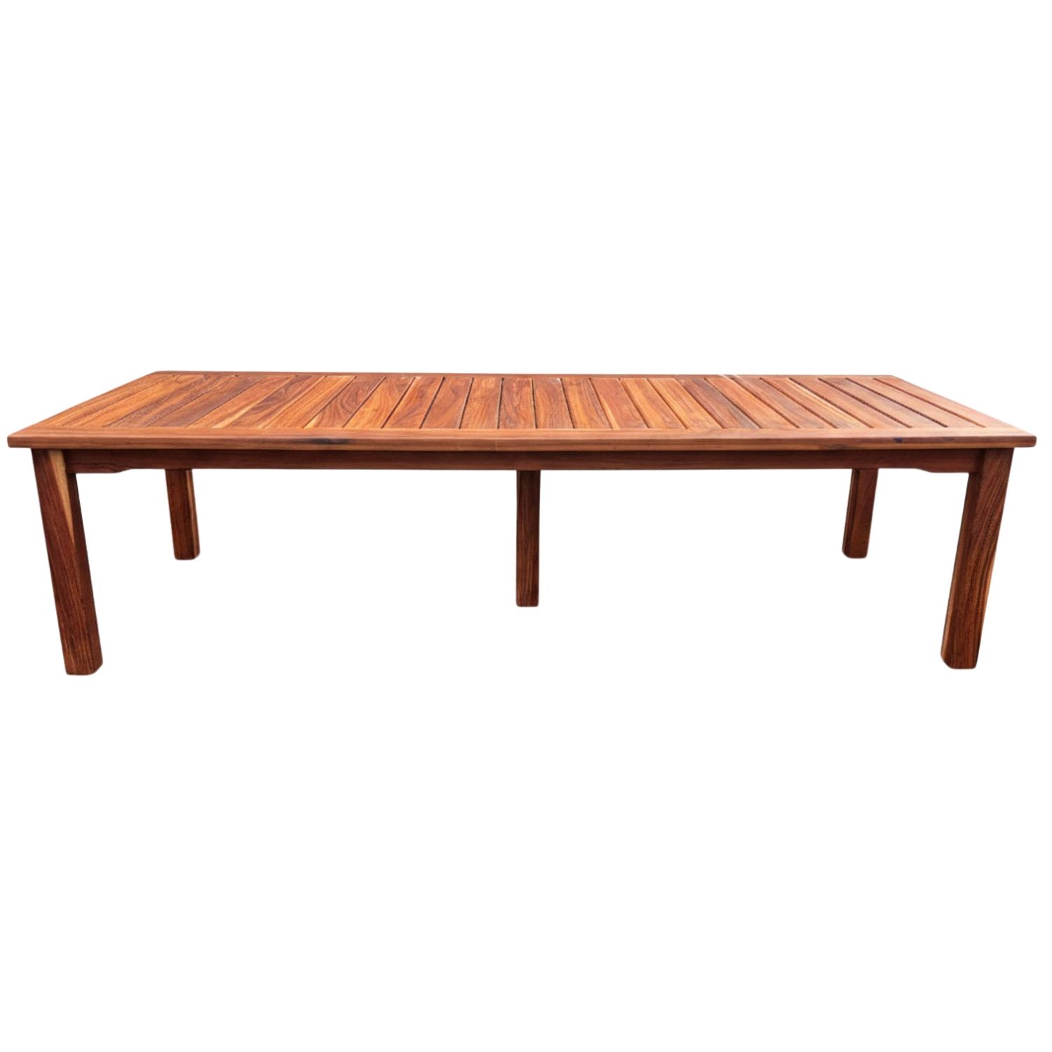 Zambezi Teak Patio Dining Table 10-Seater 3200mm x 1100mm (Undercover Only)