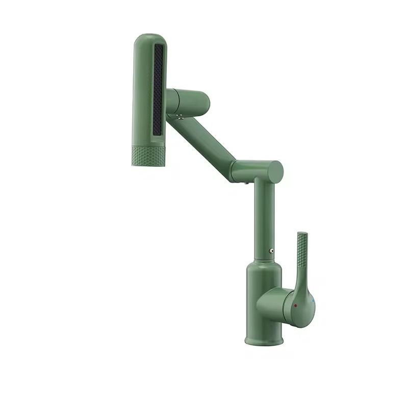 Adjustable Bathroom Faucet with Multifunctional Splash-Proof Aerator