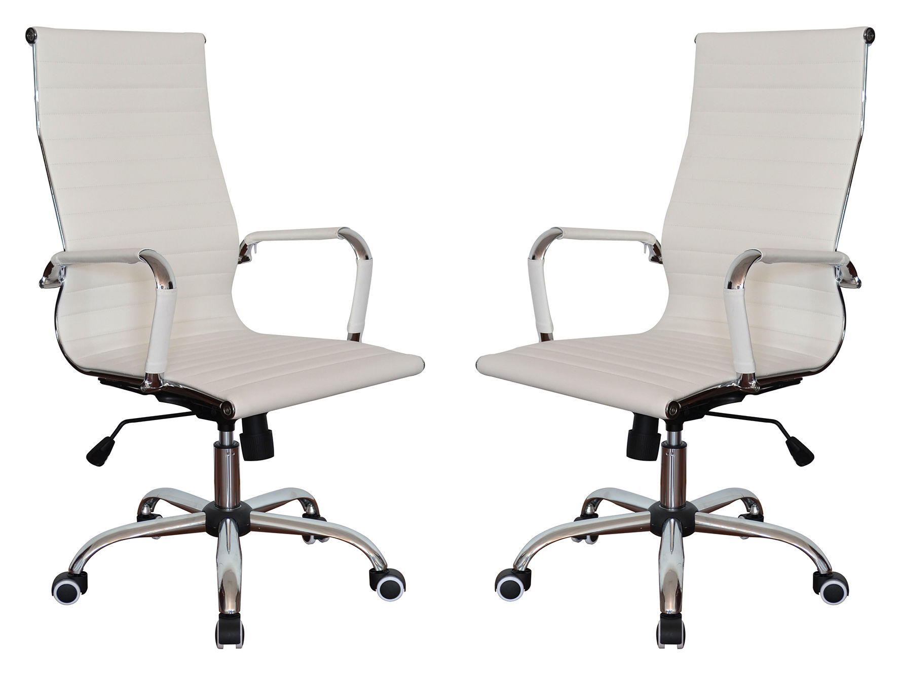 TOCC Gen Ems High Back Office Chair - Set of 2 per Box - White