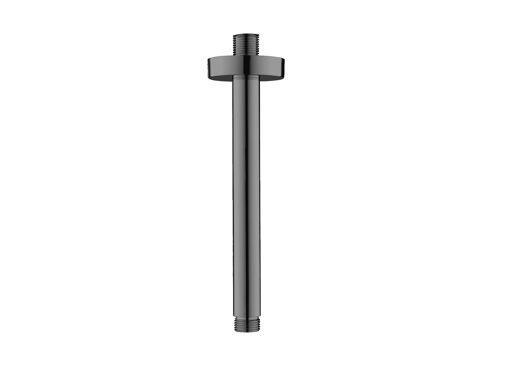 Devario Premio Shower Ceiling Arm Round 22*300mm Stainless Steel - Gun Metal Grey