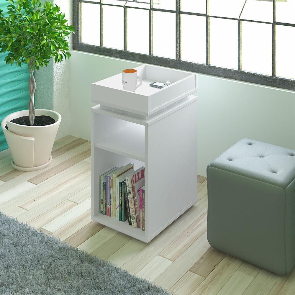 Click Furniture Olivia End Table White