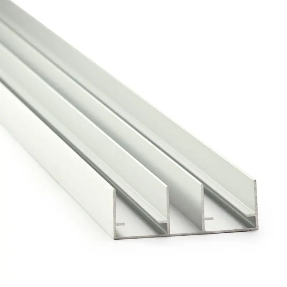 Aluminium Sliding Door Top Profile 4m – 57 20mm Upper Frame Rail