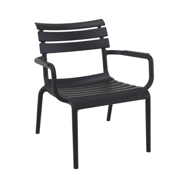 Siesta exclusive Paris Lounge Arm Chair - Black