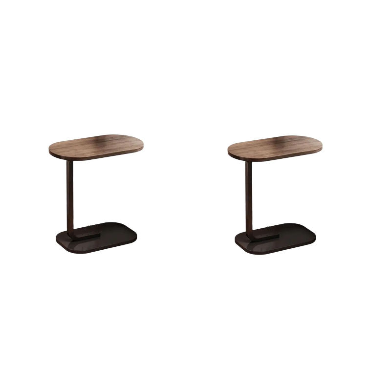 2 Pack-Portable Metal Frame Side Table