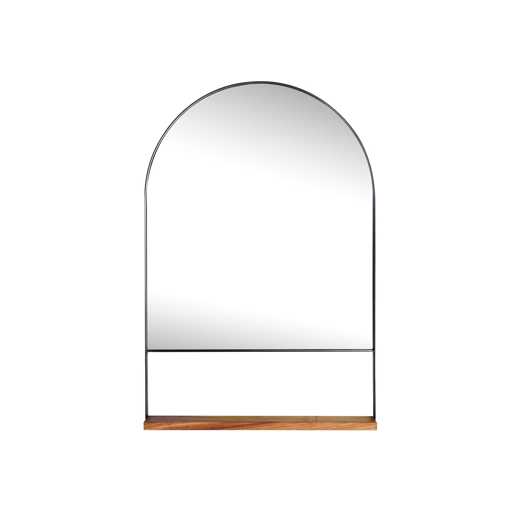 Paramount Mirrors & Prints Mary Jane Wooden Shelf Mirror