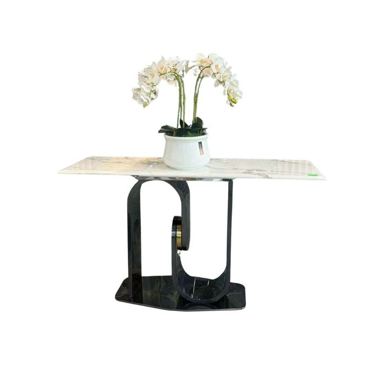 Orchid Arc Marble Accent Table