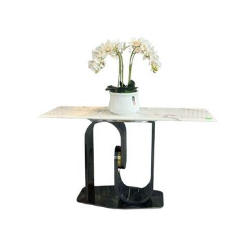 Orchid Arc Marble Accent Table