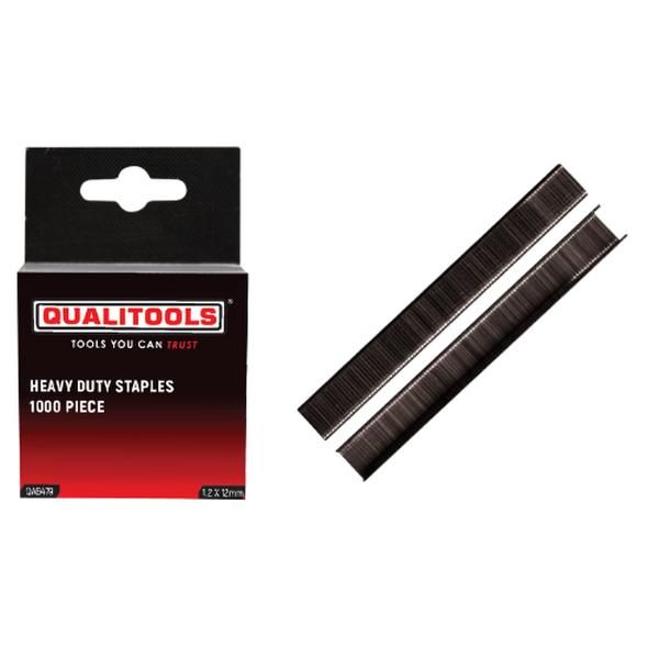 Staples H/Duty per 1000 12mm - 4 Pack