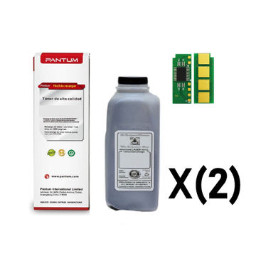 Pantum PC-210 Black Refill Kits (X2)