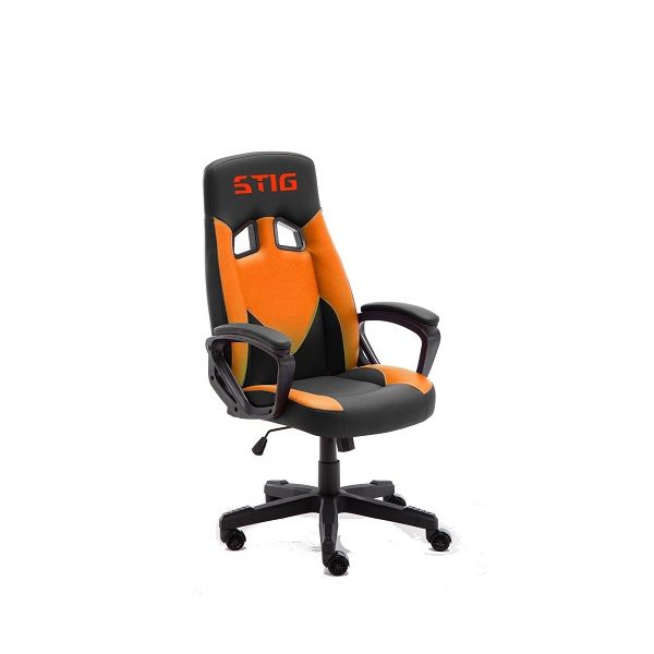 Linx Stig Racing chair - Black and Orange
