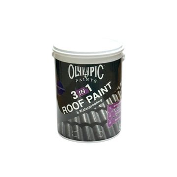 Olympic Paint 3 in 1 Roof 5LT Red