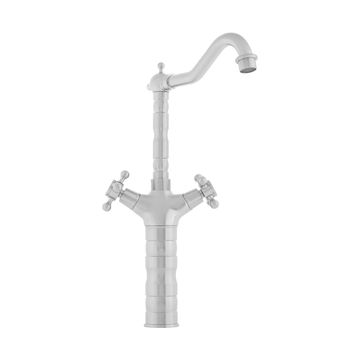 Trendy Taps Premium Quality Brushed Nickle Tall Deck Mounted Tap