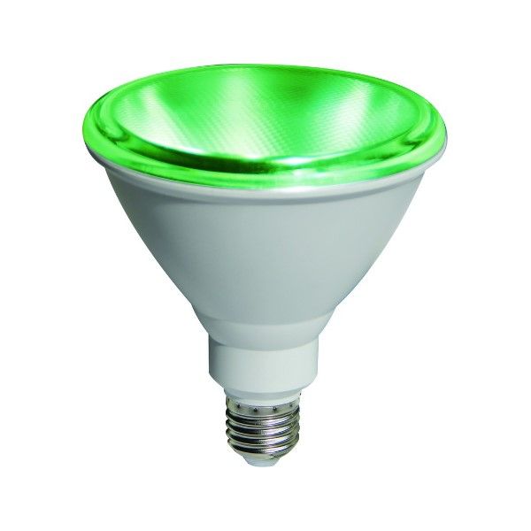 85-260VAC 15W Green  LED Spot Light E27 42Deg