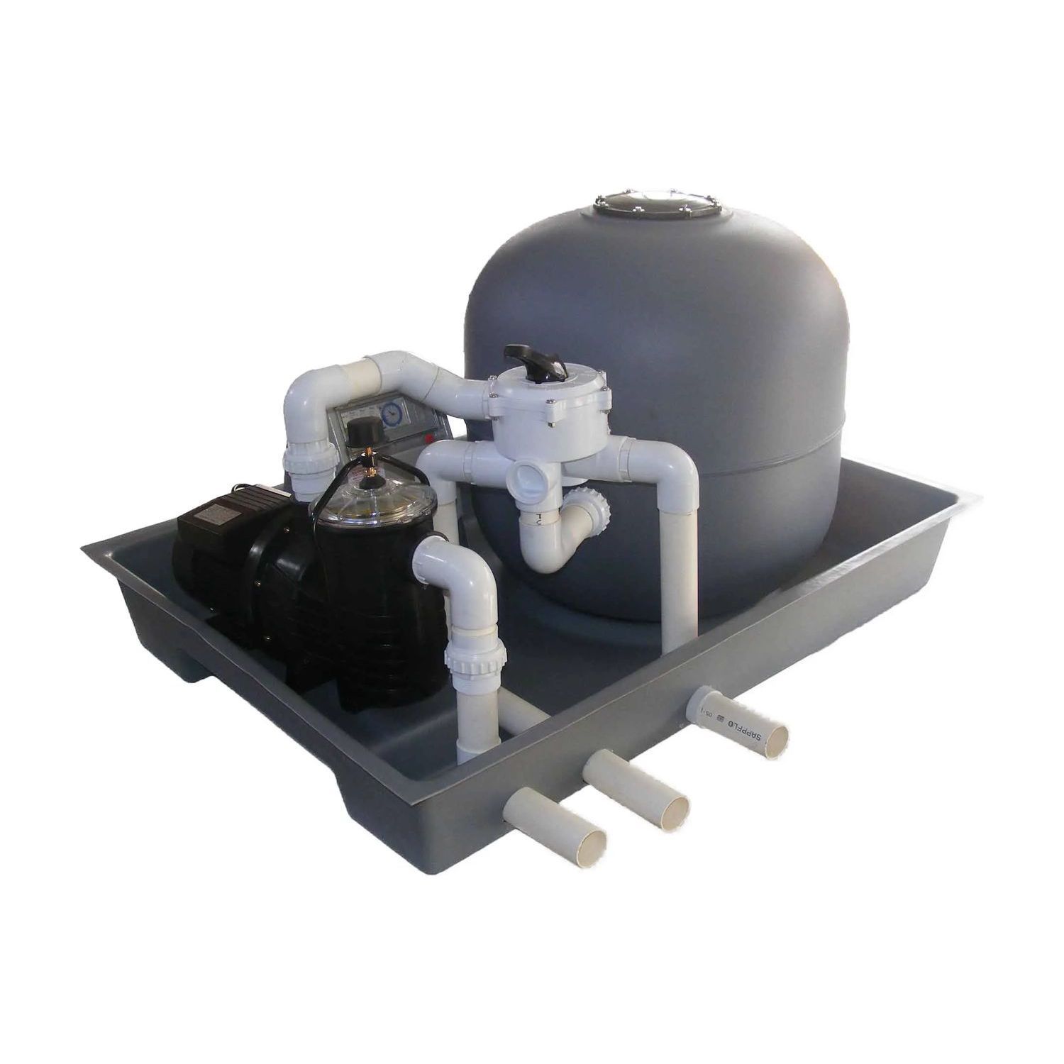 4-Bag Filtration System Box Complete - Brown