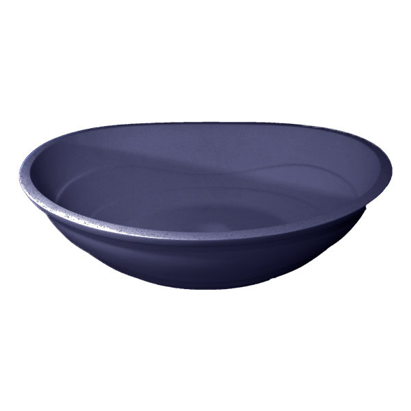 Curva ThruColour Abyss Blue Countertop Basin
