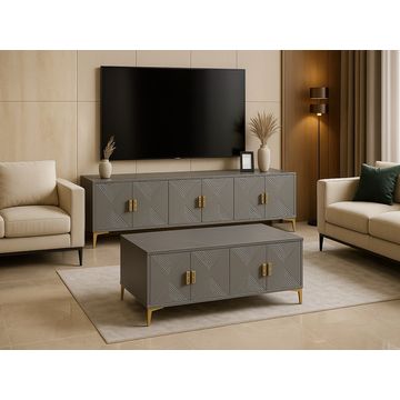 Prestige Home - Zynora TV Stand and Coffee Table Set