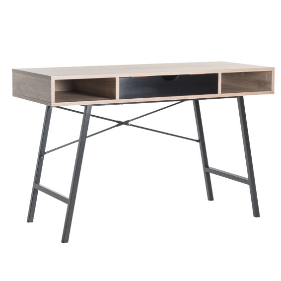 LUCA 120cm DESK Oak-black