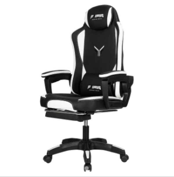 Deli Gaming Chair - Black and White